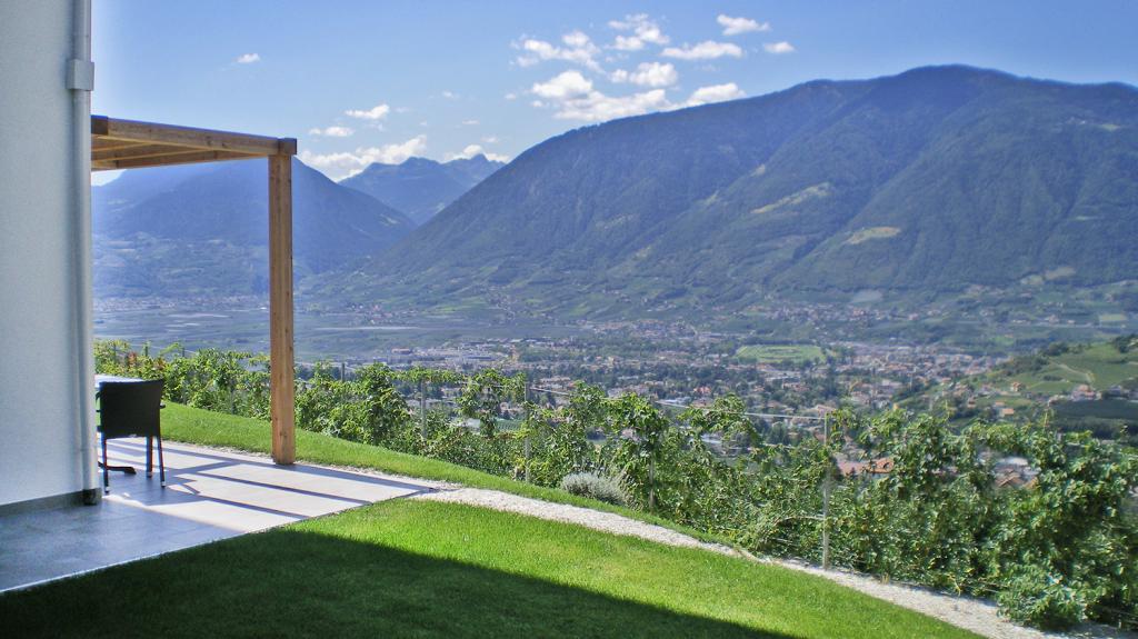 Garten vor der Ferienwohnung Fuji